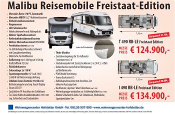 MALIBU T 490 RB-LE Freistaat-Edition Beispielbilder!